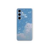 Multitronic Samsung Galaxy A25 Uyumlu Clear Sky Tasarım Baskılı Şeffaf Kılıf