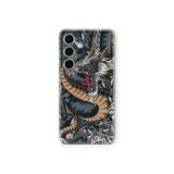Multitronic Samsung Galaxy A25 Uyumlu Dragon Tasarım Baskılı Şeffaf Kılıf