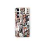 Multitronic Samsung Galaxy A25 Uyumlu Friends Kolaj Tasarım Baskılı Şeffaf Kılıf, spacea25232