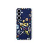 Multitronic Samsung Galaxy A25 Uyumlu Space Tasarım Baskılı Şeffaf Kılıf, strlghta25217