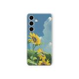 Multitronic Samsung Galaxy A25 Uyumlu Sunflower Tasarım Baskılı Şeffaf Kılıf