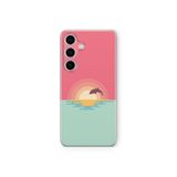 Multitronic Samsung Galaxy A25 Uyumlu Sunset Tasarım Baskılı Şeffaf Kılıf