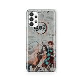 Multitronic Samsung Galaxy A33 ile Uyumlu Demon Slayer 2 Tasarım Baskılı Şeffaf Kılıf