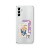 Multitronic Samsung Galaxy A35 ile Uyumlu Mattise Tasarım Baskılı Şeffaf Kılıf