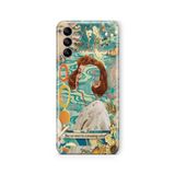 Multitronic Samsung Galaxy A35 ile Uyumlu Temporary Feelings Tasarım Baskılı Şeffaf Kılıf