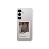 Multitronic Samsung Galaxy A35 Uyumlu Chandler Bing PosterTasarım Baskılı Şeffaf Kılıf