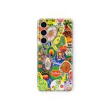Multitronic Samsung Galaxy A35 Uyumlu Florida Kolaj Tasarım Baskılı Şeffaf Kılıf