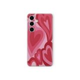 Multitronic Samsung Galaxy A35 Uyumlu Melting Hearts Tasarım Baskılı Şeffaf Kılıf