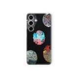 Multitronic Samsung Galaxy A35 Uyumlu Melting Space Tasarım Baskılı Şeffaf Kılıf