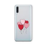 Multitronic Samsung Galaxy A50 / A30S ile Uyumlu Kalp Balon Tasarım Baskılı Şeffaf Kılıf