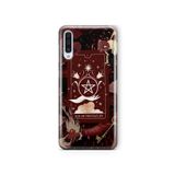 Multitronic Samsung Galaxy A50 / A30S ile Uyumlu Tarot Kart Desenli Şeffaf Telefon Kılıfı