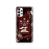 Multitronic Samsung Galaxy A52 ile Uyumlu Tarot Kart Desenli Şeffaf Telefon Kılıfı