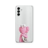 Multitronic Samsung Galaxy A54 ile Uyumlu Kaws Tasarım Baskılı Şeffaf Kılıf