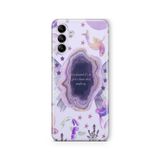 Multitronic Samsung Galaxy A54 ile Uyumlu Lavender Haze Tasarım Baskılı Şeffaf Kılıf