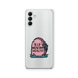 Multitronic Samsung Galaxy A54 ile Uyumlu RIP Mental Health Tasarım Baskılı Şeffaf Kılıf