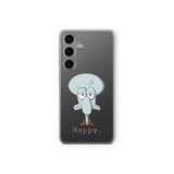 Multitronic Samsung Galaxy A54 Uyumlu Happy Tasarım Baskılı Şeffaf Kılıf, strlghta54086