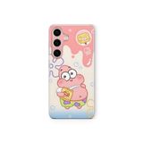 Multitronic Samsung Galaxy A55 ile Uyumlu Patrick Star Desenli Şeffaf Telefon Kılıfı