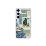 Multitronic Samsung Galaxy A55 ile Uyumlu Van Gogh Desenli Şeffaf Telefon Kılıfı
