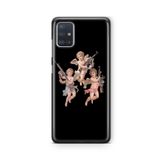 Multitronic Samsung Galaxy A71 ile Uyumlu 3 Melek Tasarım Baskılı Şeffaf Kılıf