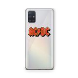 Multitronic Samsung Galaxy A71 ile Uyumlu ACDC Tasarım Baskılı Şeffaf Kılıf