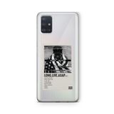 Multitronic Samsung Galaxy A71 ile Uyumlu Asap Rocky Palaroid Poster Tasarım Baskılı Şeffaf Kılıf