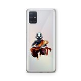 Multitronic Samsung Galaxy A71 ile Uyumlu Avatar Aang Tasarım Baskılı Şeffaf Kılıf