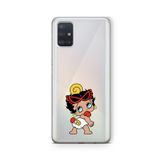 Multitronic Samsung Galaxy A71 ile Uyumlu Baby Betty Boop Tasarım Baskılı Şeffaf Kılıf