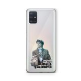 Multitronic Samsung Galaxy A71 ile Uyumlu Bu Kafa Artık Kaldırmıyor Tasarım Baskılı Şeffaf Kılıf