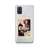 Multitronic Samsung Galaxy A71 ile Uyumlu Casper Tasarım Baskılı Şeffaf Kılıf