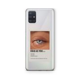 Multitronic Samsung Galaxy A71 ile Uyumlu Cold As You Poster Tasarım Baskılı Şeffaf Kılıf
