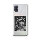 Multitronic Samsung Galaxy A71 ile Uyumlu David Statue Tasarım Baskılı Şeffaf Kılıf, laroa71409