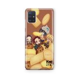 Multitronic Samsung Galaxy A71 ile Uyumlu Demon Slayer Tasarım Baskılı Şeffaf Kılıf