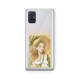 Multitronic Samsung Galaxy A71 ile Uyumlu Farmer Girl Tasarım Baskılı Şeffaf Kılıf