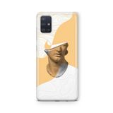 Multitronic Samsung Galaxy A71 ile Uyumlu Heykel Tasarım Baskılı Şeffaf Kılıf