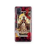 Multitronic Samsung Galaxy A71 ile Uyumlu İmparatoriçe Tarot Desenli Şeffaf Telefon Kılıfı