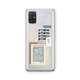 Multitronic Samsung Galaxy A71 ile Uyumlu Je Taime Tasarım Baskılı Şeffaf Kılıf