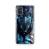 Multitronic Samsung Galaxy A71 ile Uyumlu Mortal Kombat Sub Zero Tasarım Baskılı Şeffaf Kılıf