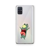 Multitronic Samsung Galaxy A71 ile Uyumlu Plankton Tasarım Baskılı Şeffaf Kılıf