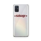 Multitronic Samsung Galaxy A71 ile Uyumlu Savage Tasarım Baskılı Şeffaf Kılıf