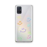 Multitronic Samsung Galaxy A71 ile Uyumlu Smile Tasarım Baskılı Şeffaf Kılıf, laroa71076