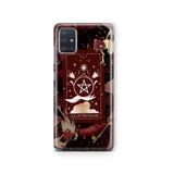 Multitronic Samsung Galaxy A71 ile Uyumlu Tarot Kart Desenli Şeffaf Telefon Kılıfı