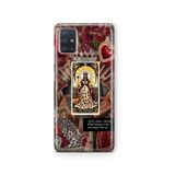 Multitronic Samsung Galaxy A71 ile Uyumlu The Empress Kraliçe Tarot Desenli Şeffaf Telefon Kılıfı