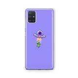 Multitronic Samsung Galaxy A71 ile Uyumlu Ufo Tasarım Baskılı Şeffaf Kılıf