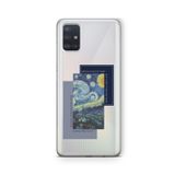 Multitronic Samsung Galaxy A71 ile Uyumlu Van Gogh Tasarım Baskılı Şeffaf Kılıf, laroa71081