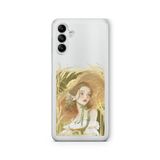 Multitronic Samsung Galaxy M34 5G ile Uyumlu Farmer Girl Tasarım Baskılı Şeffaf Kılıf