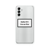 Multitronic Samsung Galaxy M34 5G ile Uyumlu I'm on Fire Tasarım Baskılı Şeffaf Kılıf