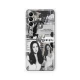 Multitronic Samsung Galaxy M34 5G ile Uyumlu Lana Del Rey Kolaj Tasarım Baskılı Şeffaf Kılıf