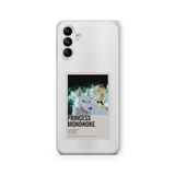 Multitronic Samsung Galaxy M34 5G ile Uyumlu Prenses Monoke Palaroid Poster Tasarım Baskılı Şeffaf Kılıf