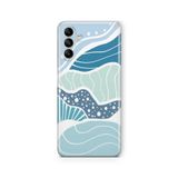Multitronic Samsung Galaxy M34 5G ile Uyumlu Rogue Waves Tasarım Baskılı Şeffaf Kılıf