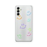 Multitronic Samsung Galaxy M34 5G ile Uyumlu Smile Tasarım Baskılı Şeffaf Kılıf, larom345g076